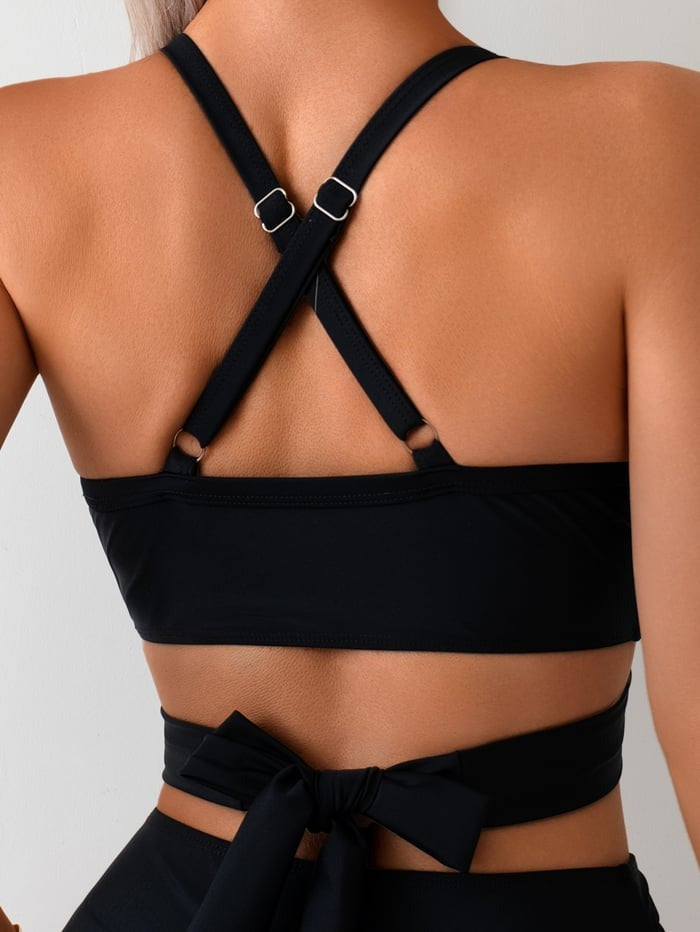 Black Sexy Classic Bikini Swimsuit