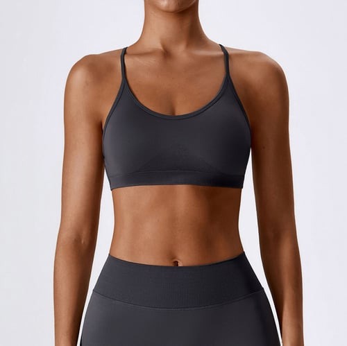 BREEHER Cross Straps Seamless Quick Drying Sports Bras