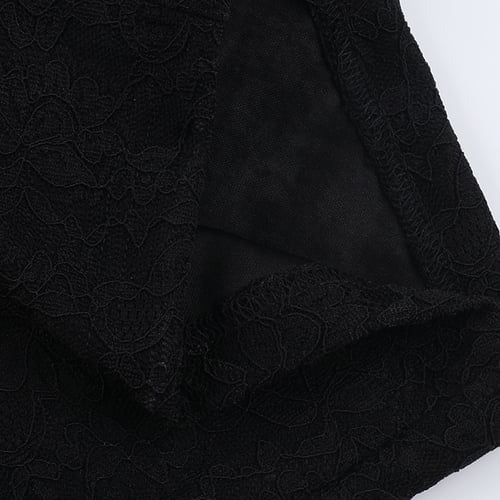 Sexy Lace Hollow Haltert Deep V Neck Jumpsuit Romper