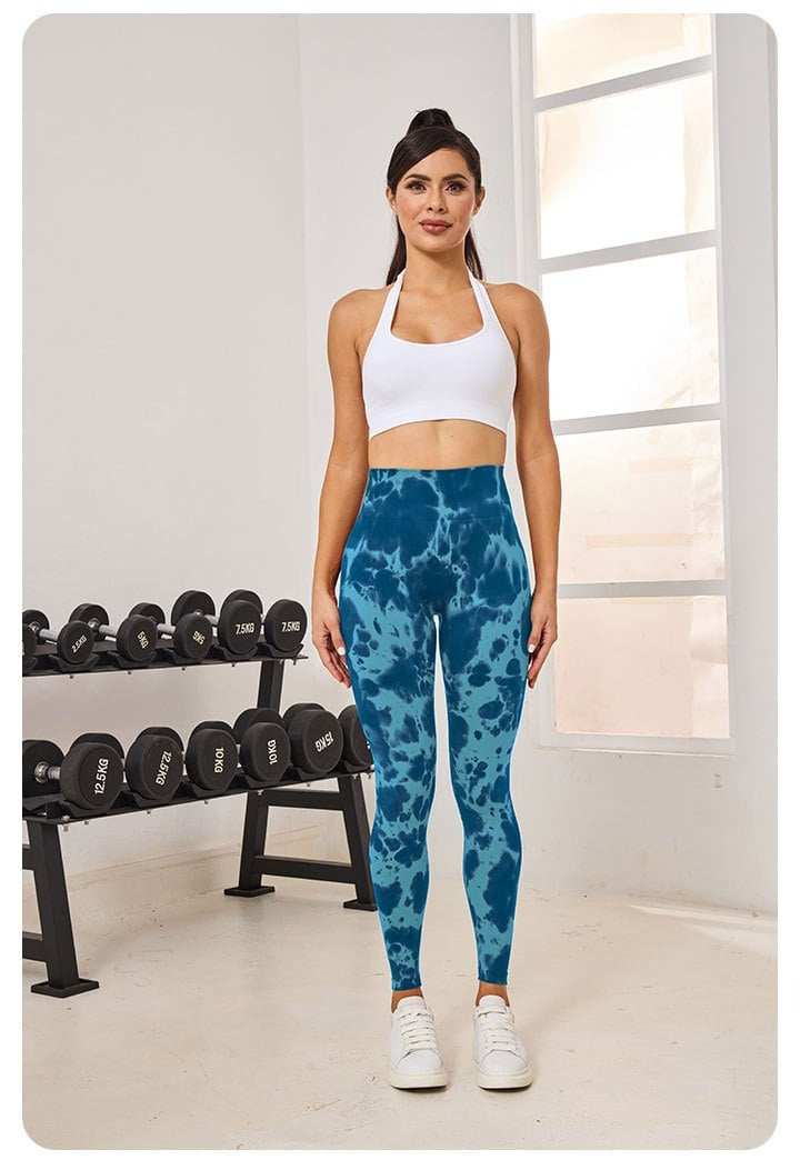 Gradient High Waist Shaping Hip Lifting Leggings