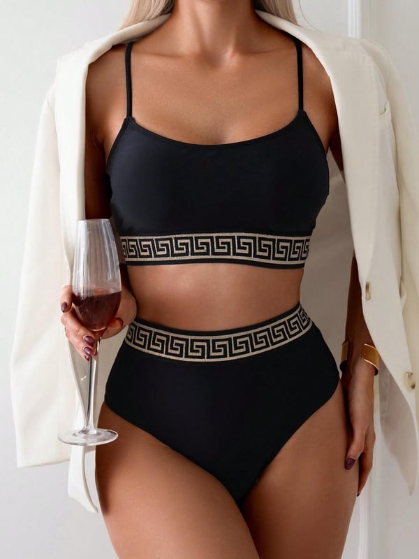 Classical Black Bikini Swimsuit
