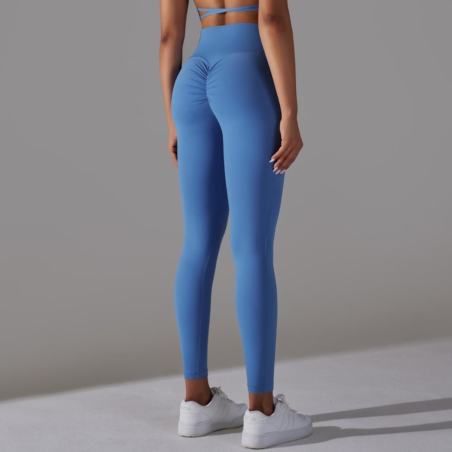BREEHER Cross Waist Pocket V Waist Leggings