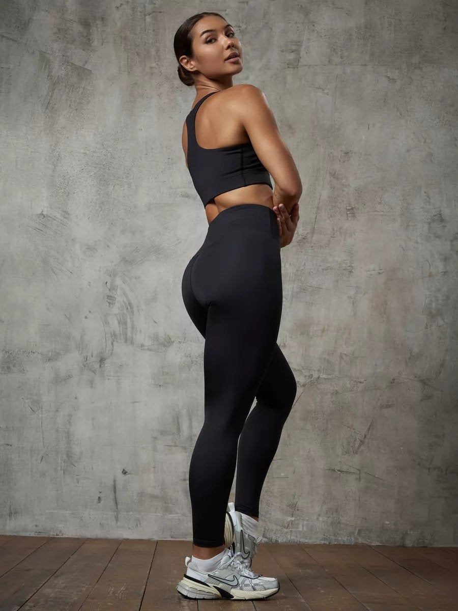Classic Black Quck Dring Yoga Leggings