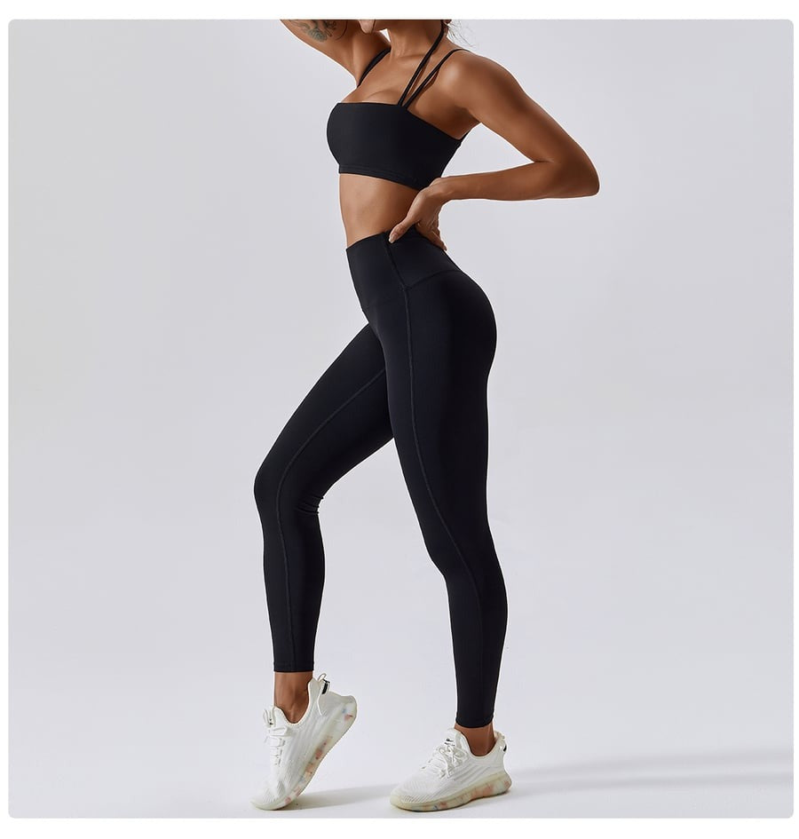 BREEHER Skin Like Seamless Hip Lifting Leggings