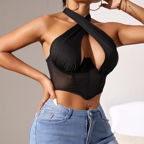 BREEHER Halter Neck Quick Drying Sports Bras