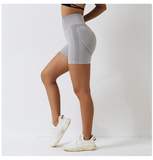 BREEHER Women High Waist Hip Lift Quick Dry Shorts
