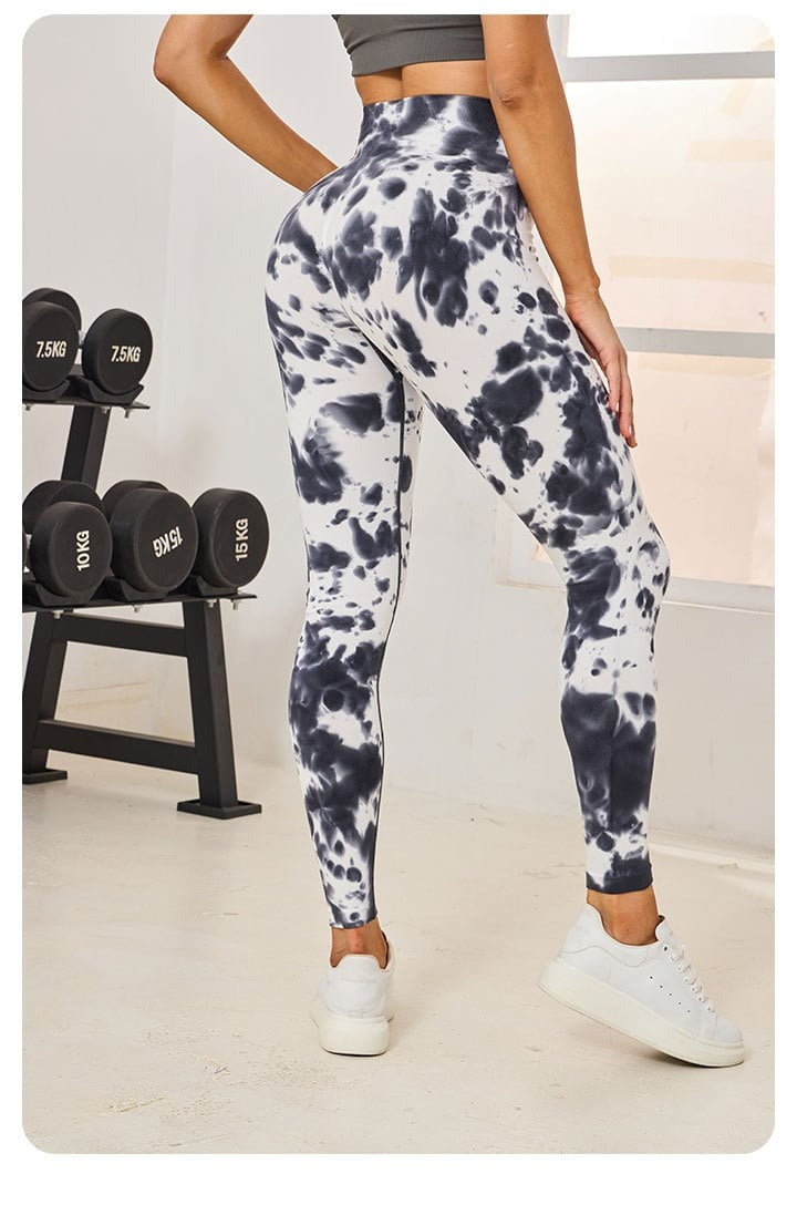 Gradient High Waist Shaping Hip Lifting Leggings