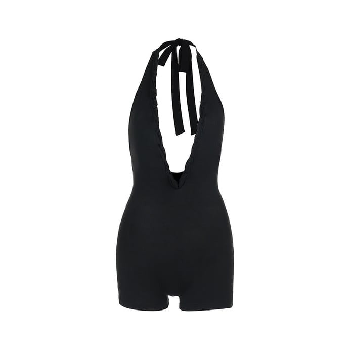 Sexy Deep V Neck Backless Jumpsuit