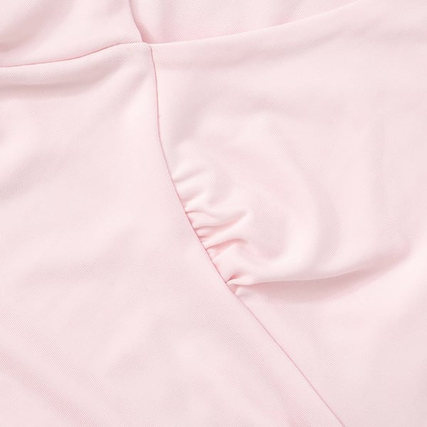Sexy V-neck Solid Color Pleated Vest Top