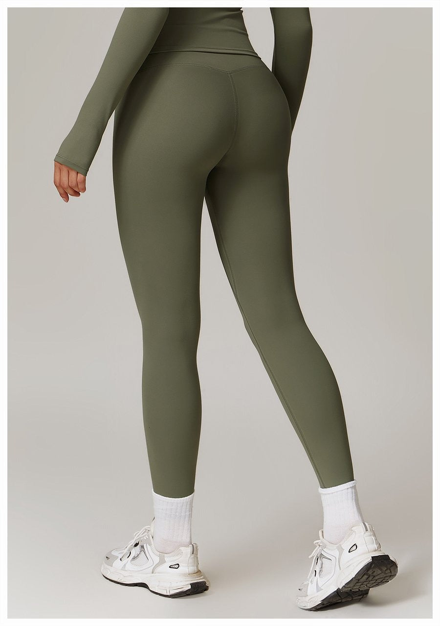 BREEHER Highly Elastic Quick Drying Hip Lifting Leggings