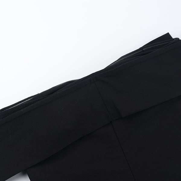 Sexy Bow One Shoulder Cropped Top