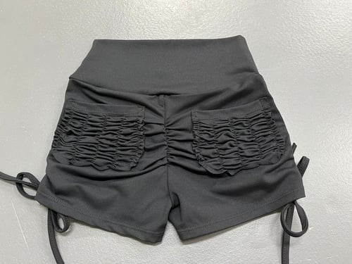 BREEHER Ruched Pocket Highly Elastic Shorts