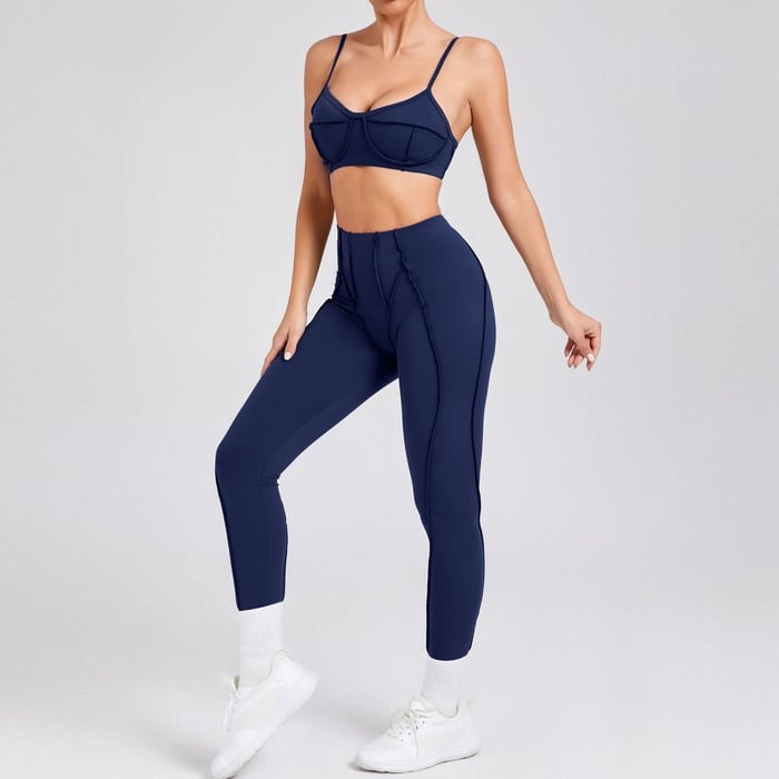 BREEHER Female Sexy Two Piece Set Sports Suits