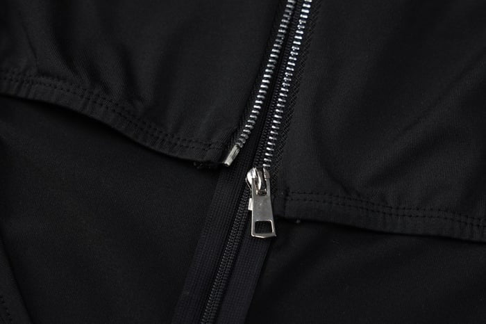 Sexy Hollow Zipper lLong Sleeve Half Turtleneck Jumpsuit