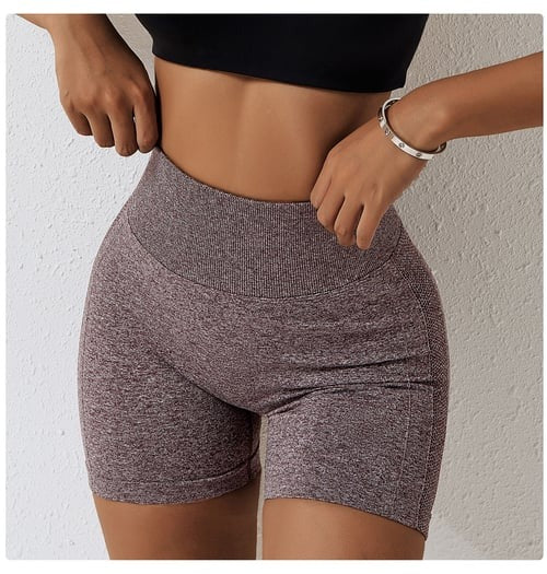 BREEHER Women High Waist Hip Lift Quick Dry Shorts