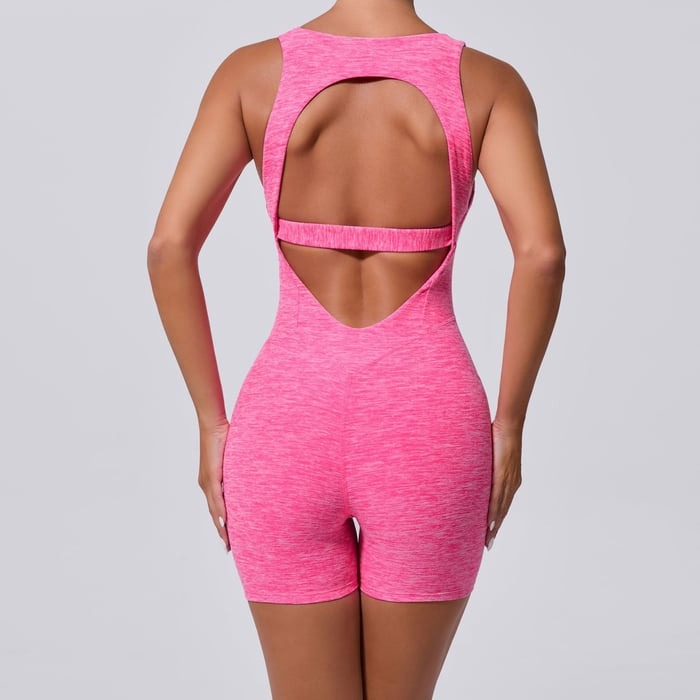 Seamless One-piece Fitness Sports Yoga Jumpsuit