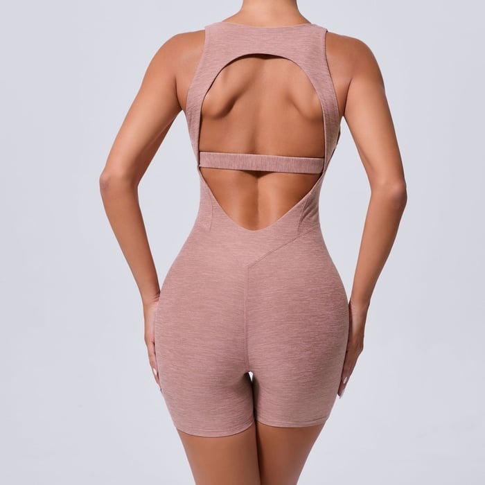 Seamless One-piece Fitness Sports Yoga Jumpsuit