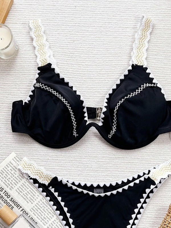 Sexy Black Bikini Swimsuit