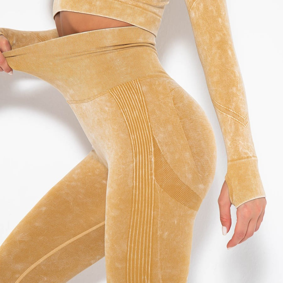 BREEHER Seamless knit Lifts Hips Dries Quickly Leggings