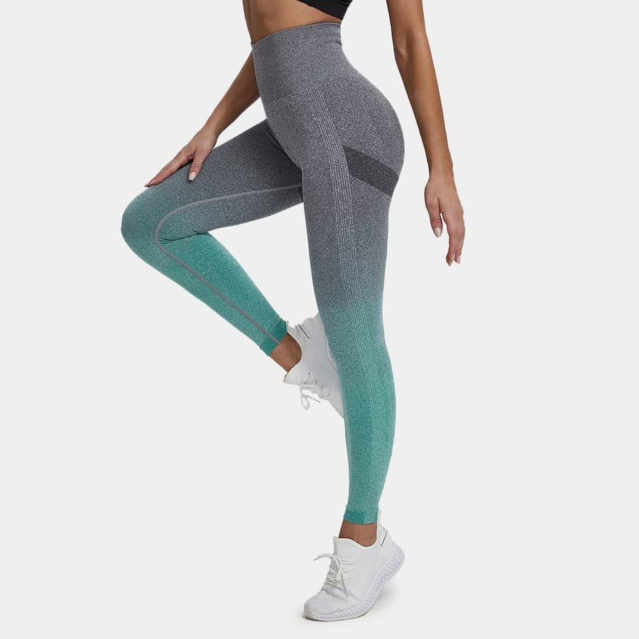 BREEHER Gradient Color Hip Lifting Leggings