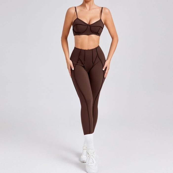 BREEHER Female Sexy Two Piece Set Sports Suits