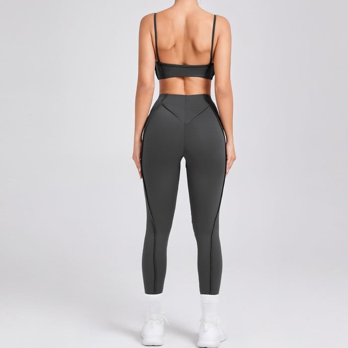 BREEHER Female Sexy Two Piece Set Sports Suits