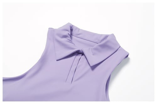 BREEHER Lapel vest Ruched Skirt Two Piece Set Sports Suits