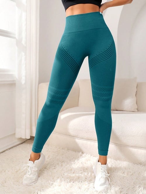 BREEHER Women's Fitness Sexy High Waist Tummy Control Leggings