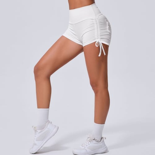 BREEHER Ruched Pocket Highly Elastic Shorts