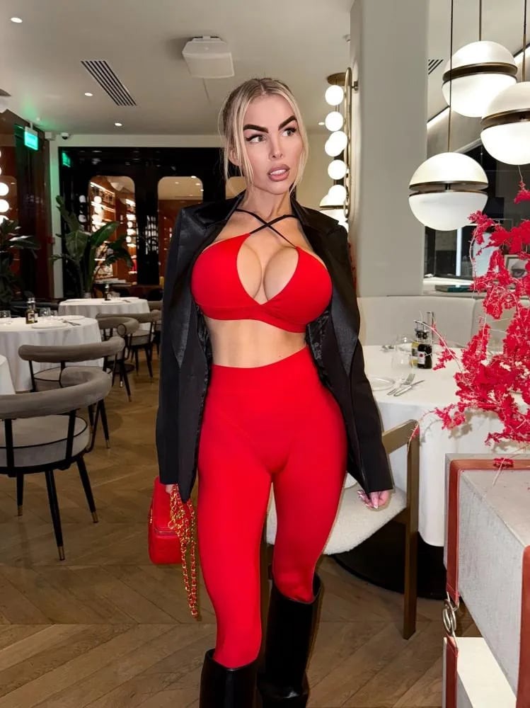 Hot Red Hip-lifting Tight High Waist Peach Yoga Leggings