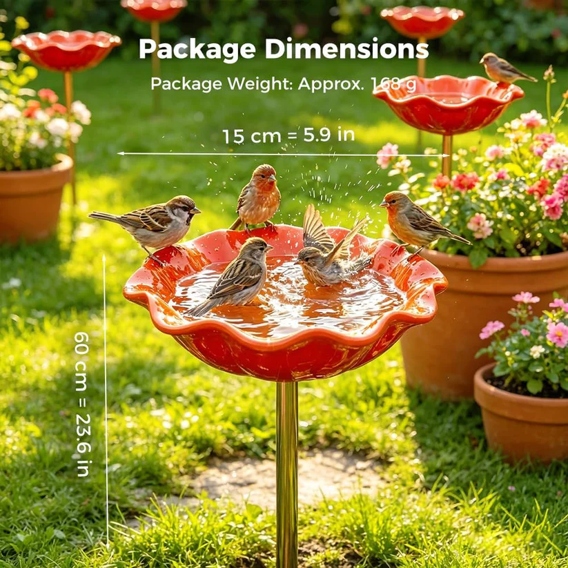 🔥Last Day 55% OFF 🔥 Colorful Metal Flower Stake for Birds, Bees & Butterflies