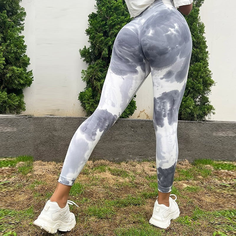 BREEHER Gradient High Waist Shaping Hip Lifting Leggings
