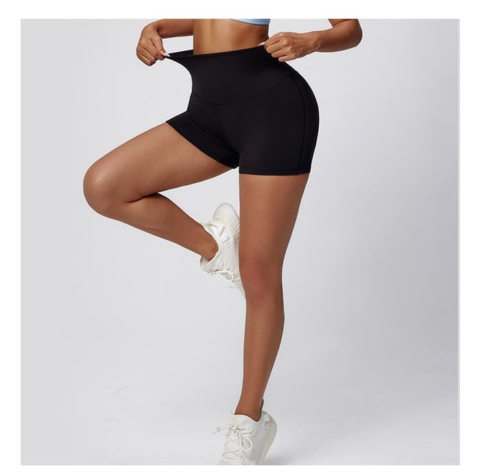 Hollow Cross Back Hip-Lifting Yoga Shorts