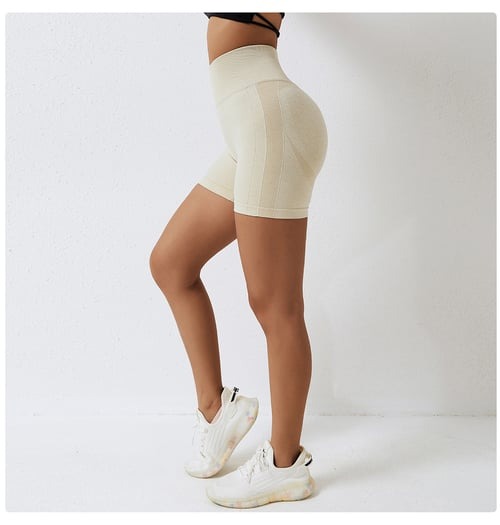 BREEHER Women High Waist Hip Lift Quick Dry Shorts