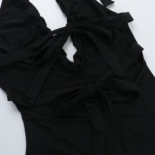 Sexy Deep V Neck Backless Jumpsuit
