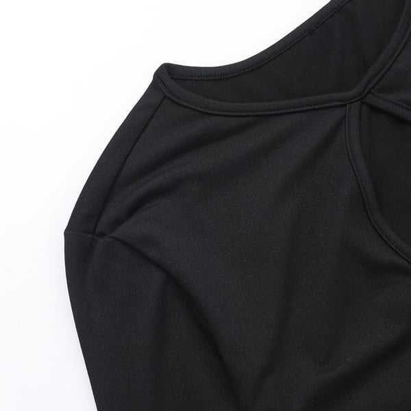 Sexy Versatile Metal Ring Hollow Top
