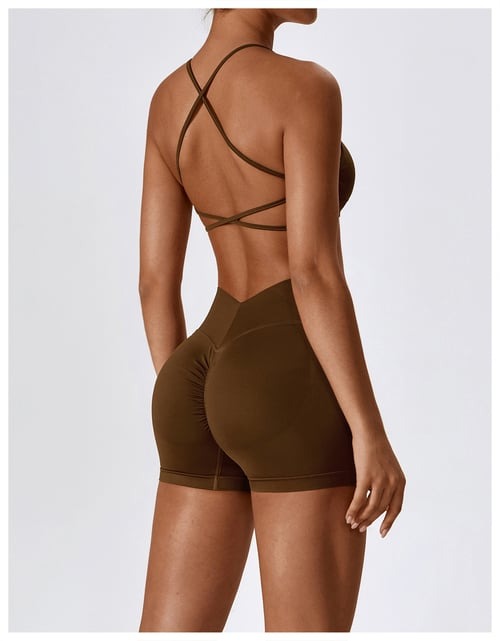 BREEHER Cross Straps Seamless Quick Drying Sports Bras