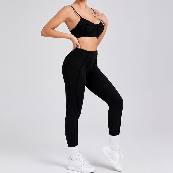 BREEHER Female Sexy Two Piece Set Sports Suits