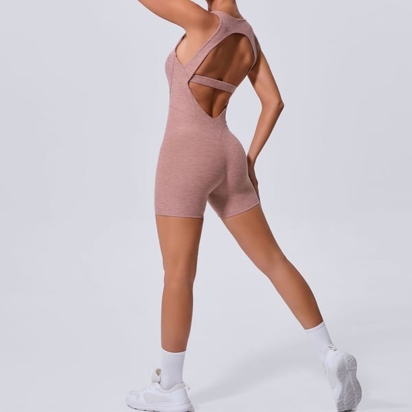 Seamless One-piece Fitness Sports Yoga Jumpsuit