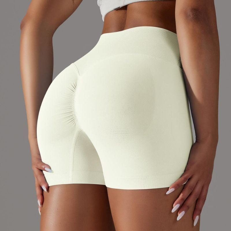 BREEHER Cross Waist Hip-lifting Seamless Shorts