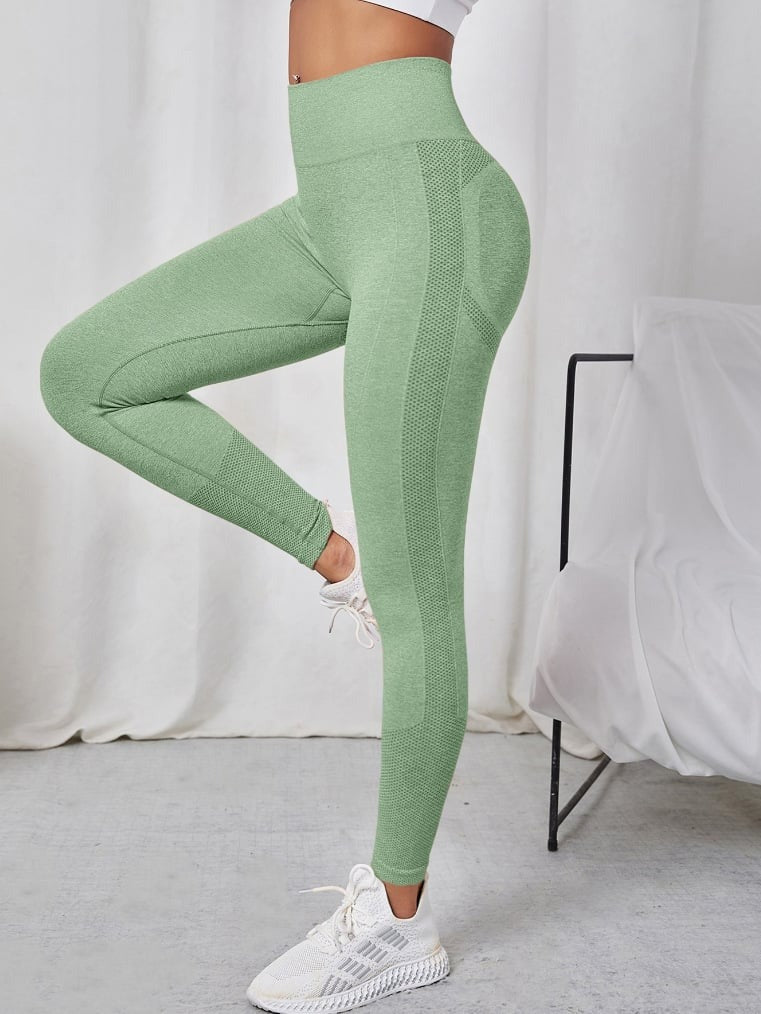 BREEHER Women's Fitness High Waist Hip Lifting Leggings