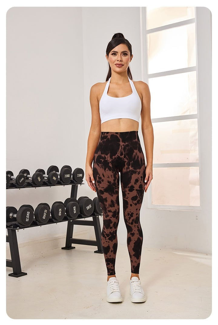 Gradient High Waist Shaping Hip Lifting Leggings