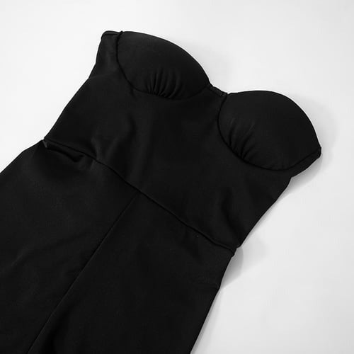 Sexy Tube Top Hip-lifting One Piece Jumpsuit