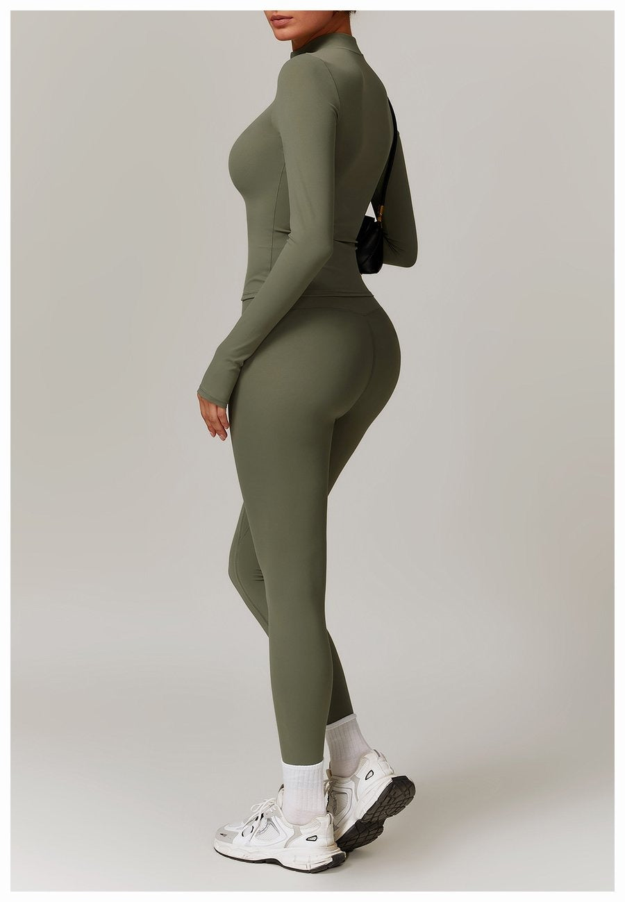 BREEHER Highly Elastic Quick Drying Hip Lifting Leggings