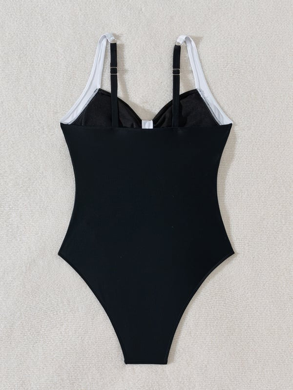 Black Sexy Classic One Piece Swimsuit