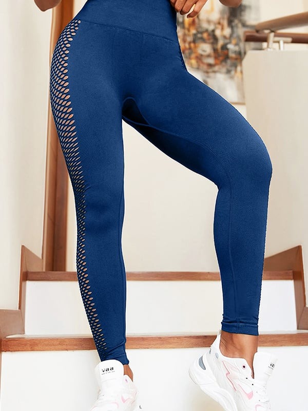 BREEHER Women's Fitness Seamless High Waist Breathable Yoga Leggings