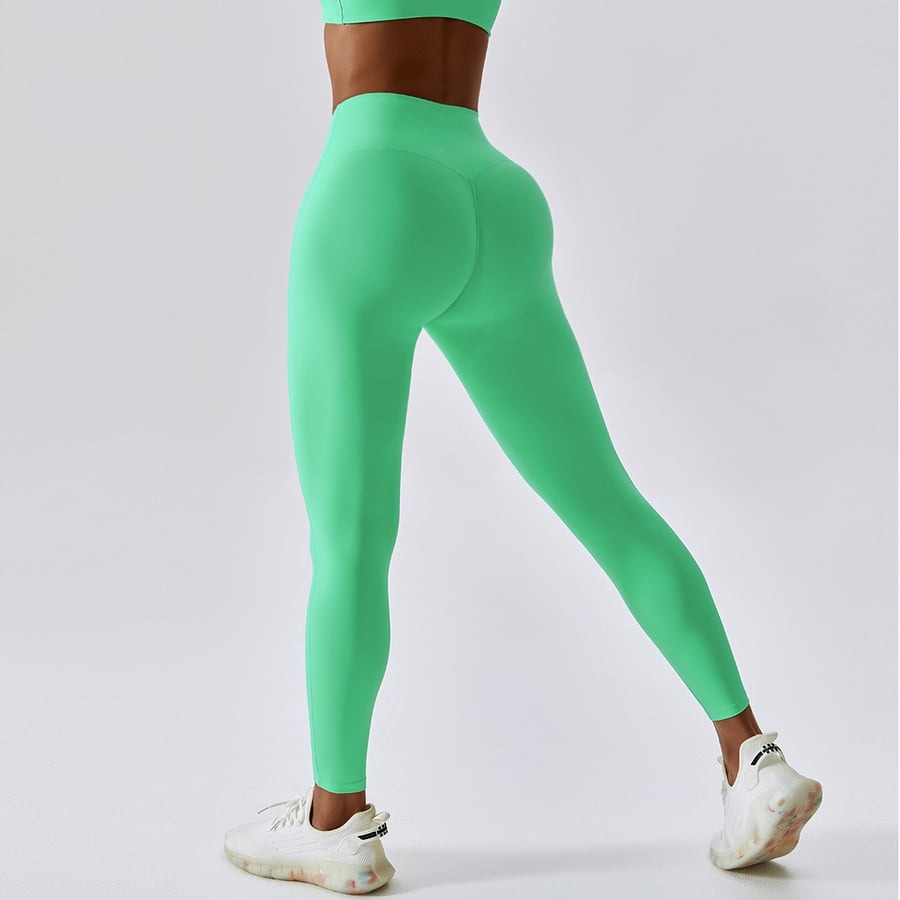 BREEHER Skin Like Seamless Hip Lifting Leggings