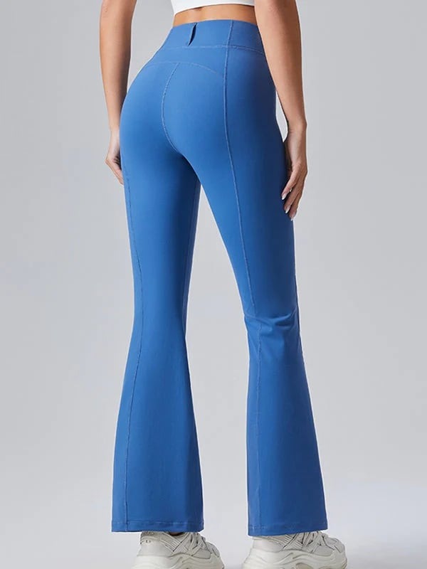 Female Sexy Denim Zipper Flare Leggings