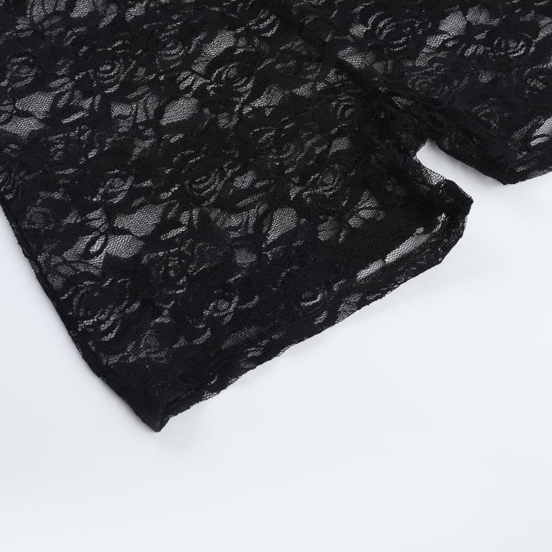 Extra Sexy Lace Black Badysuit