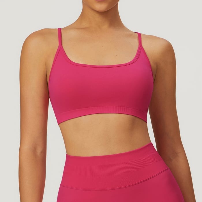 BREEHER Cross Straps Back Quick Drying Sports Bras